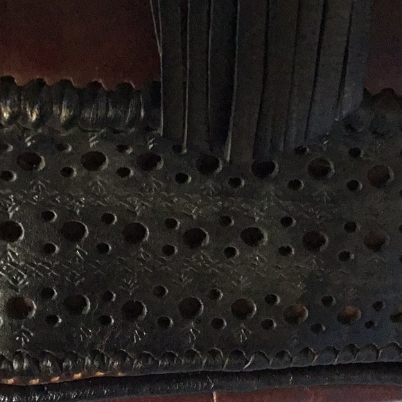 EUC Maroon Leather Bag - Picture 7 of 8